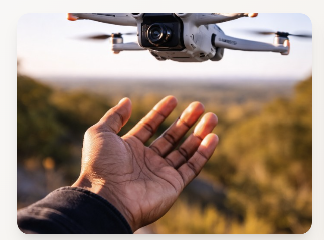 FAA Part 107 drone pilot — aerial capture